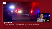 Glendale police speak on murder, police shooting overnight