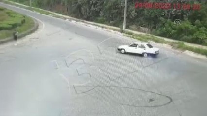 Drift yapan sürücüye 9 bin 125 lira ceza kesildi