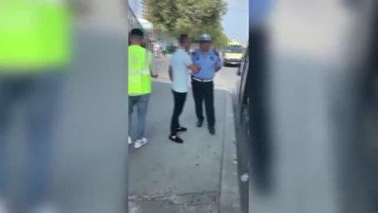 Beylikdüzü'nde ruhsatı iptal edildiği halde yolcu taşıyan minibüs trafikten men edildi