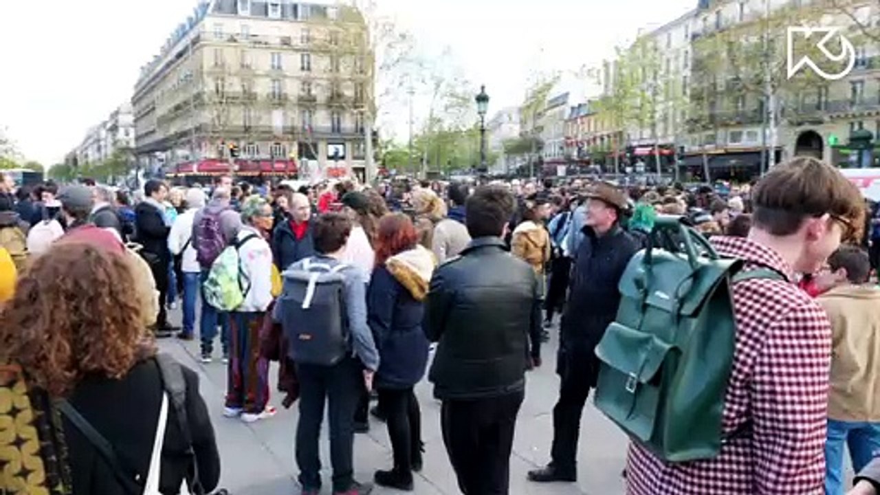 Komitid au rassemblement contre la transphobie après l'agression de Julia