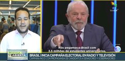 En Brasil comienza difusión electoral gratuita a través de medios de comunicación