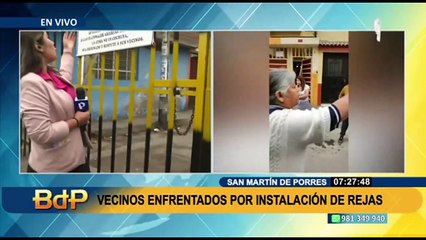 Fuerte disputa vecinal en SMP: Vecinos están enfrentados por instalación de rejas