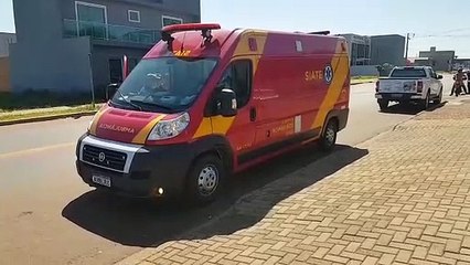 Adolescente sofre queda no Bairro Santos Dumont e lesiona região cervical