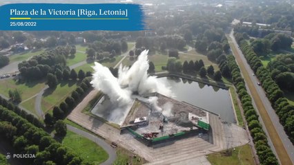 LETONIA derrumba un símbolo SOVIÉTICO en Riga | EL PAÍS