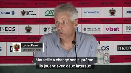 4e j. - Favre : "Je ne sais pas si Marseille a plus de stabilité que Nice"