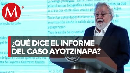 Informe de caso Ayotzinapa también tiene contenido político, dice Encinas