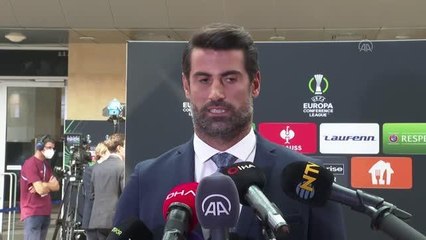 Скачать видео: UEFA Avrupa Konferans Ligi gruplarının kura çekiminin ardından - Volkan Demirel