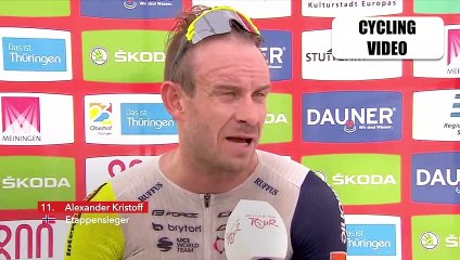 Alexander Kristoff Reacts To Winning Deutschland Tour Stage 2 Sprint