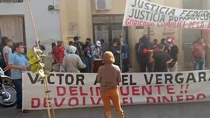 Protesta ahorristas - Incidentes