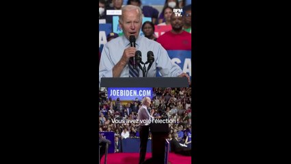 "Vous avez volé l'élection": un homme interrompt le discours de Joe Biden au Comité national démocrate