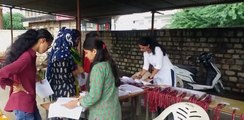 छात्रसंघ चुनाव : उत्साह और उमंग के साथ मतदान