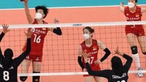 Çin Kadın Voleybol Takımı'nın maça maskeyle çıkması infial yarattı! Jet hızında açıklama geldi