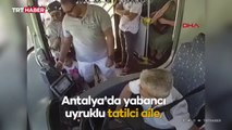Turist aile çocuğunu otobüste unuttu