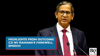 What Outgoing CJI NV Ramana Had To Say At His Farewell Speech