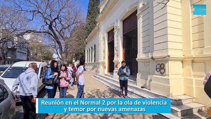 Reunión en el Normal 2 por la ola de violencia y temor por nuevas amenazas