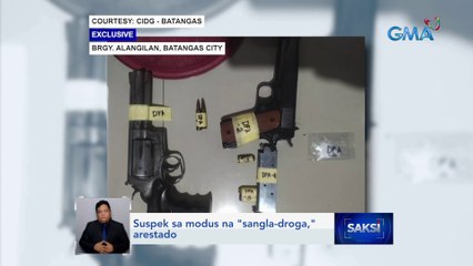 Suspek sa modus na "sangla-droga," arestado | Saksi