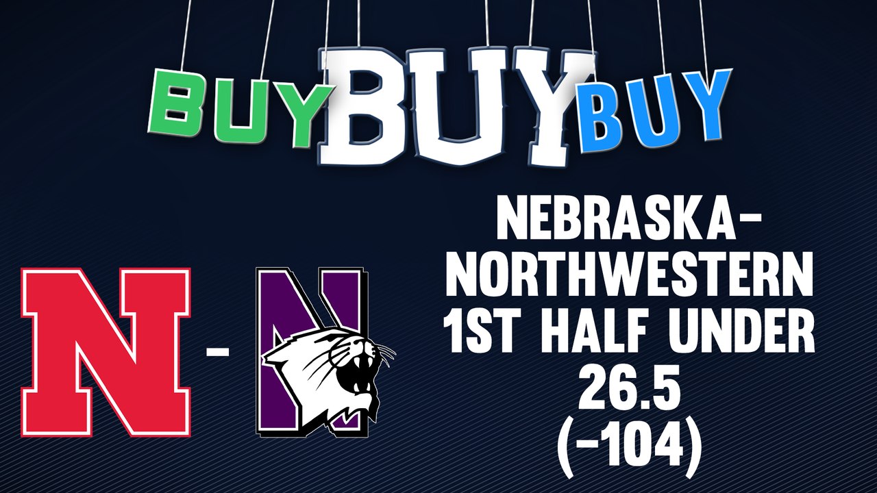 Take The 1st Half Under (26.5) In Nebraska Vs....