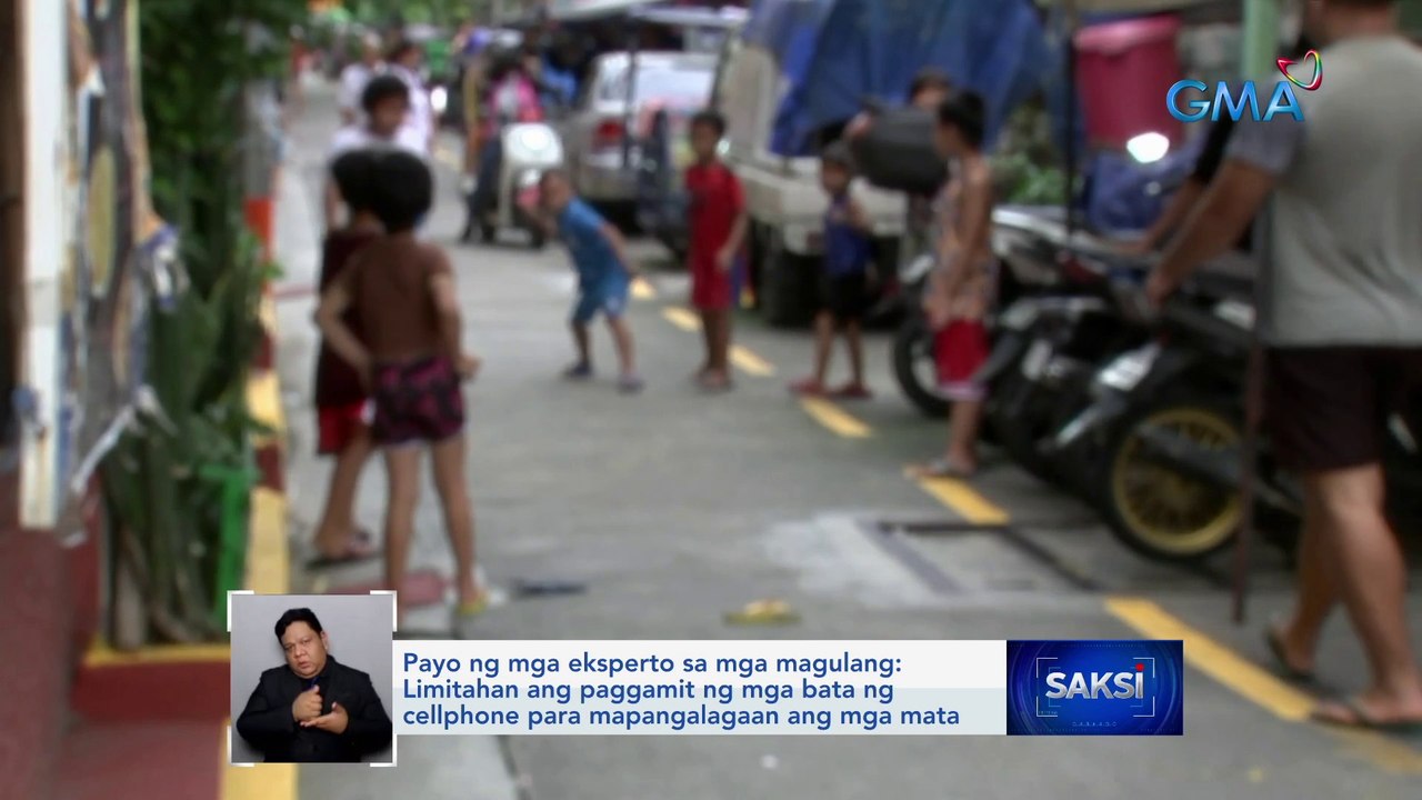 Payo ng mga eksperto sa mga magulang: Limitahan ang paggamit ng mga bata ng cellphone para mapangalagaan ang mga mata | Saksi