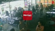 Beşiktaş tribün liderlerinden Seyit Subaşı'na saldırı anı kamerada