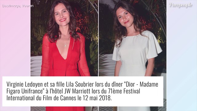 Virginie Ledoyen : Sa fille Lila est son sosie, photos de la belle brune