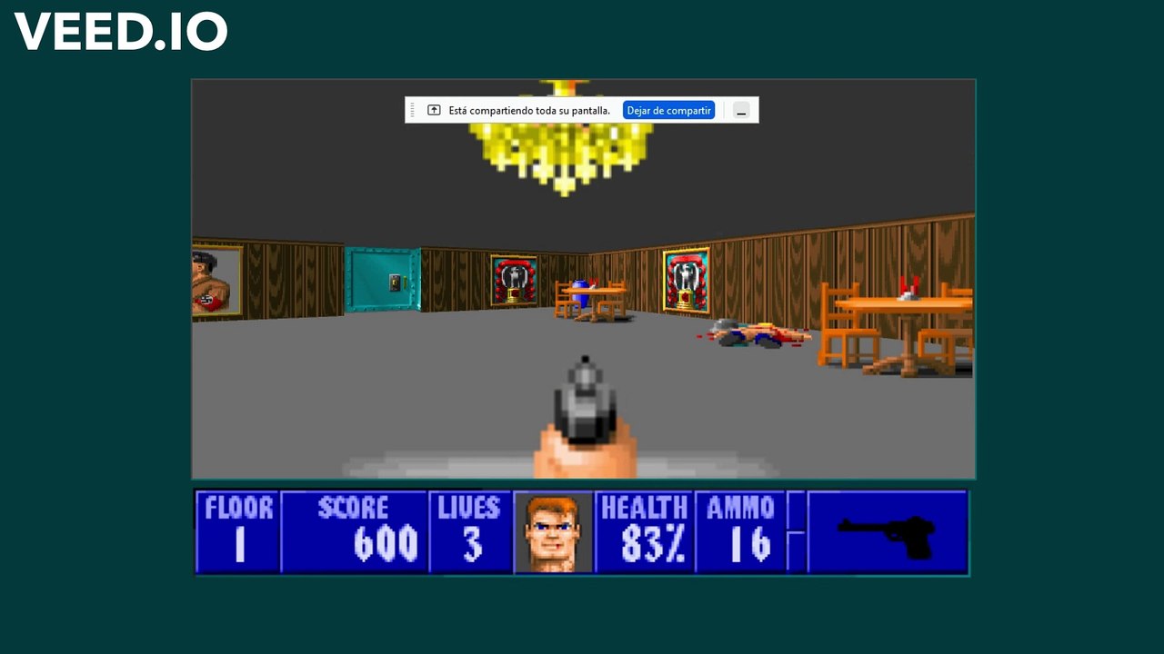 Wolfenstein 3D nivel 1