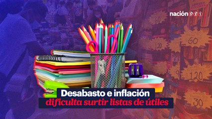 Desabasto e inflación dificulta listas de útiles