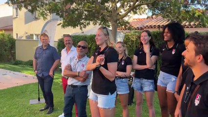 Les joueuses d'Istres Provence Volley saison 2022/23 se présentent