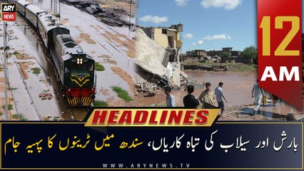 ARY News | Prime Time Headlines | 12 AM | 27th August 2022