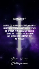 Salmos 56:1-7 / Oración de confianza