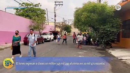 El lunes regresan a clases más de un millón de alumnos en Veracruz