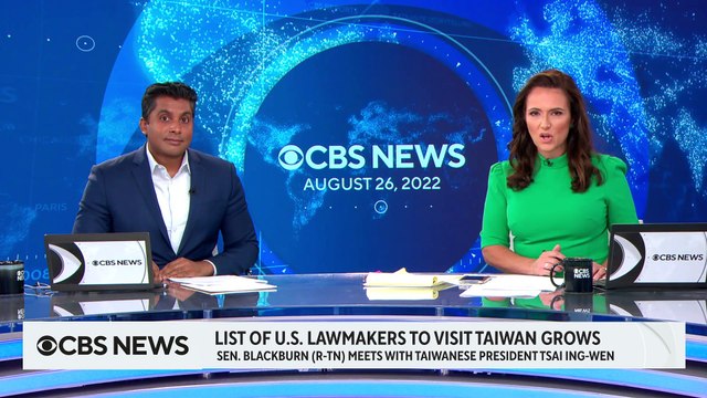 Senator Marsha Blackburn visits Taiwan amid tensions between U.S., China