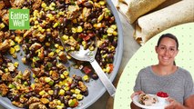 How to Make Vegan Breakfast Burritos for Healthy Weight Gain | Prep School | EatingWell