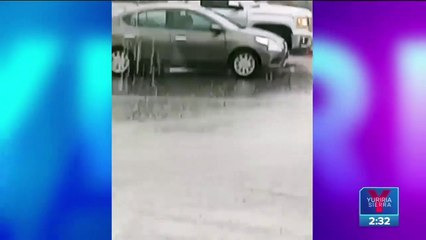 Fuertes lluvias provocan inundaciones en Piedras Negras, Coahuila