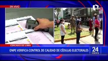 ONPE se alista para Elecciones 2022: impresión de cédulas fue aprobada por personeros
