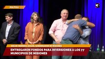 Entregaron fondos para inversiones a los 77 municipios de Misiones