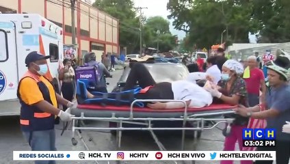 ¡Pareja en moto herida tras brutal embestida en bo. Guamilito, SPS!