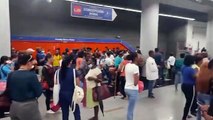 Humo en vagón del Metro alerta a usuarios