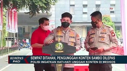 Sempat Ditahan, Pengunggah Konten Dugaan Jaringan Perjudian Ferdy Sambo Dilepas