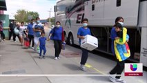 MIGRANTES EN AUTOBUSES DE EL PASO