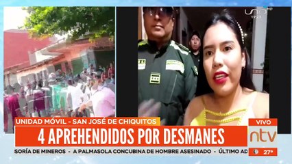 Cinco  aprehendidos por desmanes en San José