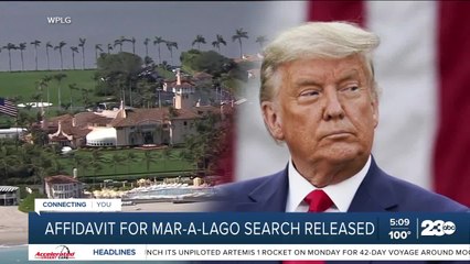 Affidavit for Mar-a-Lago search warrant released