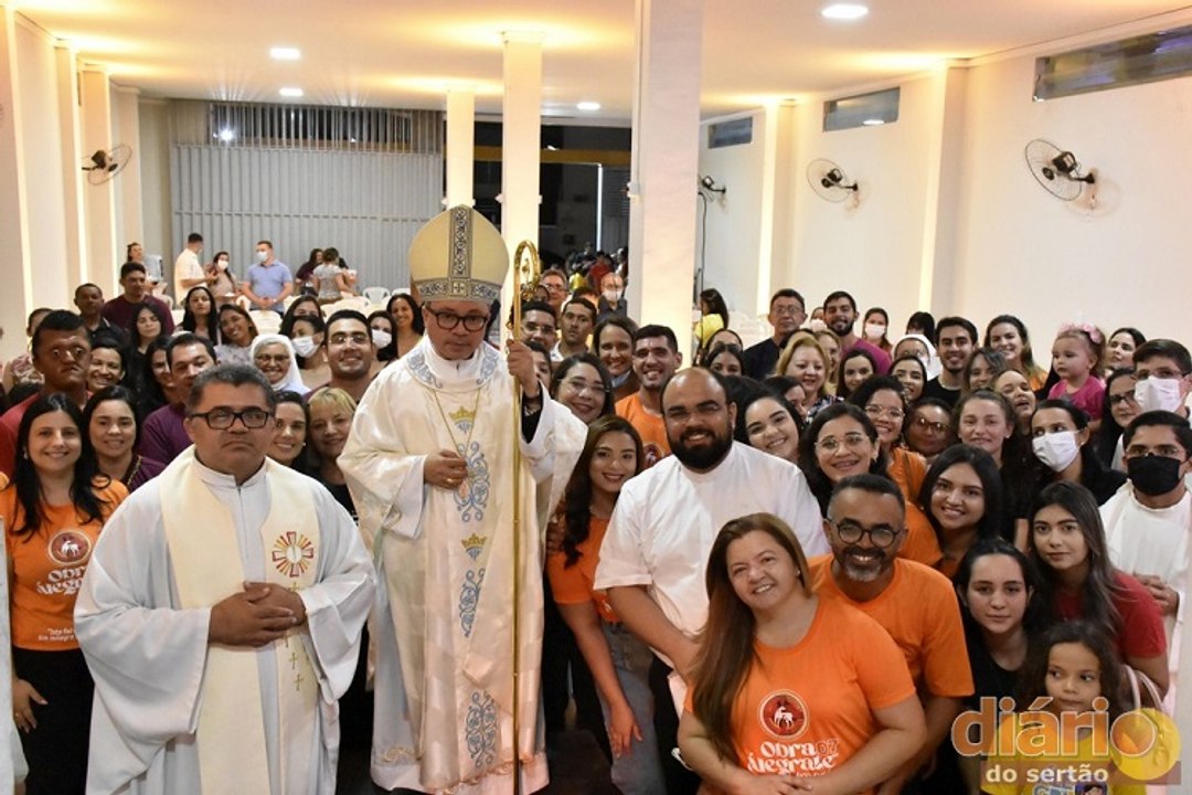 Obra Álegrate celebra 7 anos de história com missa presidida pelo bispo da Diocese de Cajazeiras
