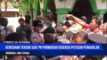 Polres Gobogan Lakukan Pengamanan Eksekusi Pengosongan Sebidang Tanah Pekarangan