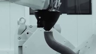 Industrial robot arm and a CNC machine ll Technology Video ll Changder TV