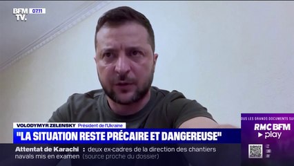 Volodymyr Zelensky: "La situation reste précaire et dangereuse" à la centrale nucléaire de Zaporijia