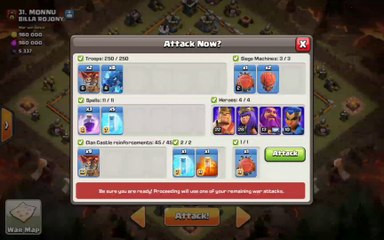 "Electro Dragon" attack strategy - (clan war) | clash of clans (coc)