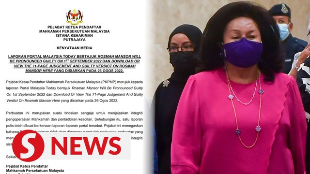 Federal Court lodges police report over alleged draft judgement of Rosmah’s solar trial