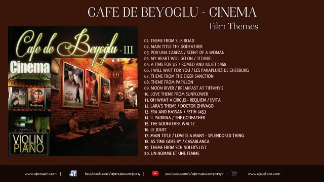 Taxim Trio - Cafe de Beyoglu - Cinema (Film Themes) FULL ALBUM