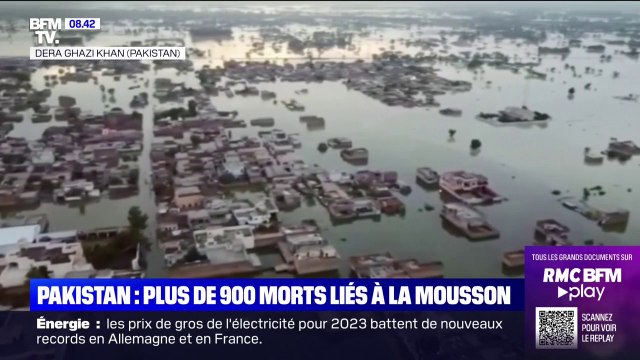 Pakistan: plus de 900 morts liés à la mousson et des dizaines de milliers d'habitations détruites