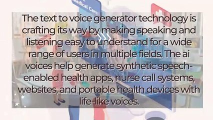 How TTS platforms are helping in Medicine